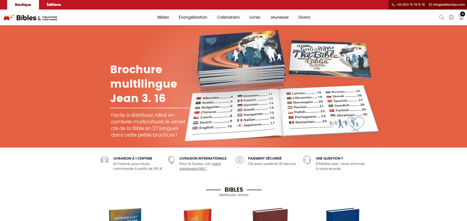 Boutique en ligne BPC